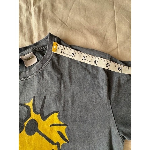 Zara Woodstock Peanuts T-shirt Girls 9-10 Y Gray Graphic Print Logo Short Sleeve - Picture 7 of 10